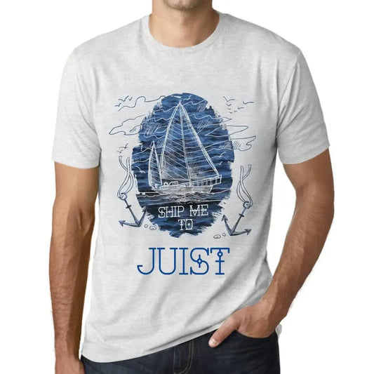 Men's Graphic T-Shirt Ship Me To Juist Eco-Friendly Limited Edition Short Sleeve Tee-Shirt Vintage Birthday Gift Novelty