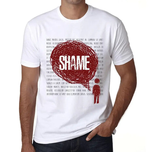 Men's Graphic T-Shirt Thoughts Shame Eco-Friendly Limited Edition Short Sleeve Tee-Shirt Vintage Birthday Gift Novelty