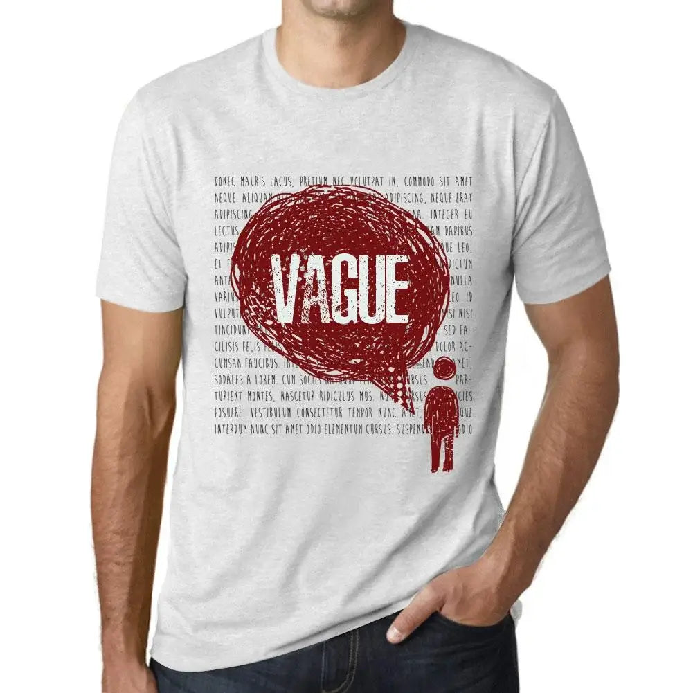 Men's Graphic T-Shirt Thoughts Vague Eco-Friendly Limited Edition Short Sleeve Tee-Shirt Vintage Birthday Gift Novelty