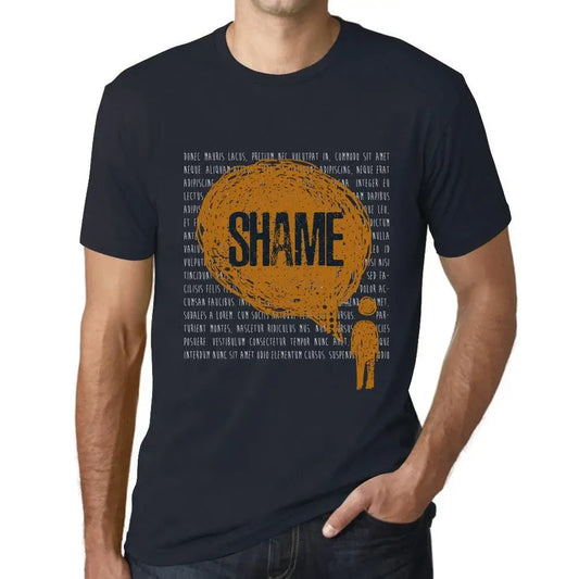 Men's Graphic T-Shirt Thoughts Shame Eco-Friendly Limited Edition Short Sleeve Tee-Shirt Vintage Birthday Gift Novelty