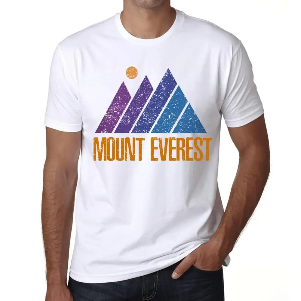 Men's Graphic T-Shirt Mountain Mount Everest Eco-Friendly Limited Edition Short Sleeve Tee-Shirt Vintage Birthday Gift Novelty
