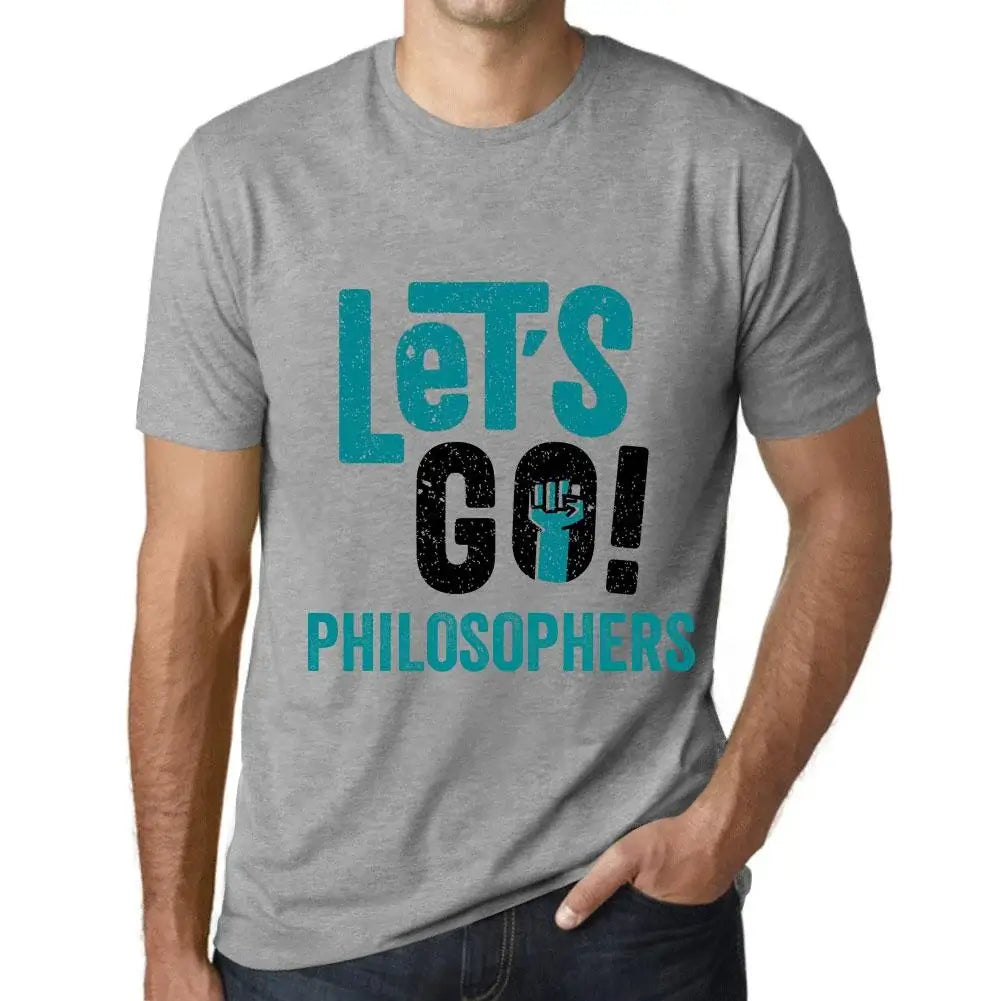 Men's Graphic T-Shirt Let's Go Philosophers Eco-Friendly Limited Edition Short Sleeve Tee-Shirt Vintage Birthday Gift Novelty