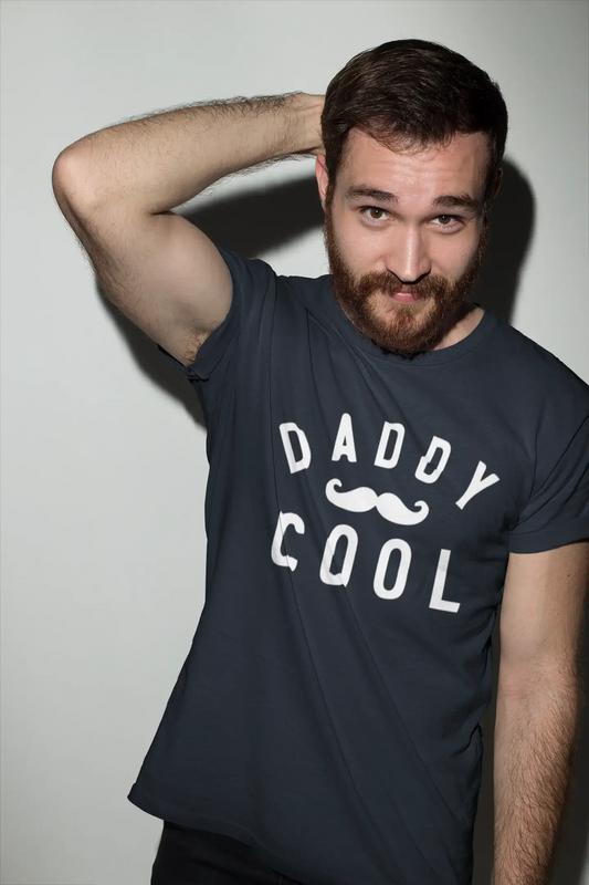 Men's Vintage Tee Shirt Graphic T shirt Daddy Cool Navy