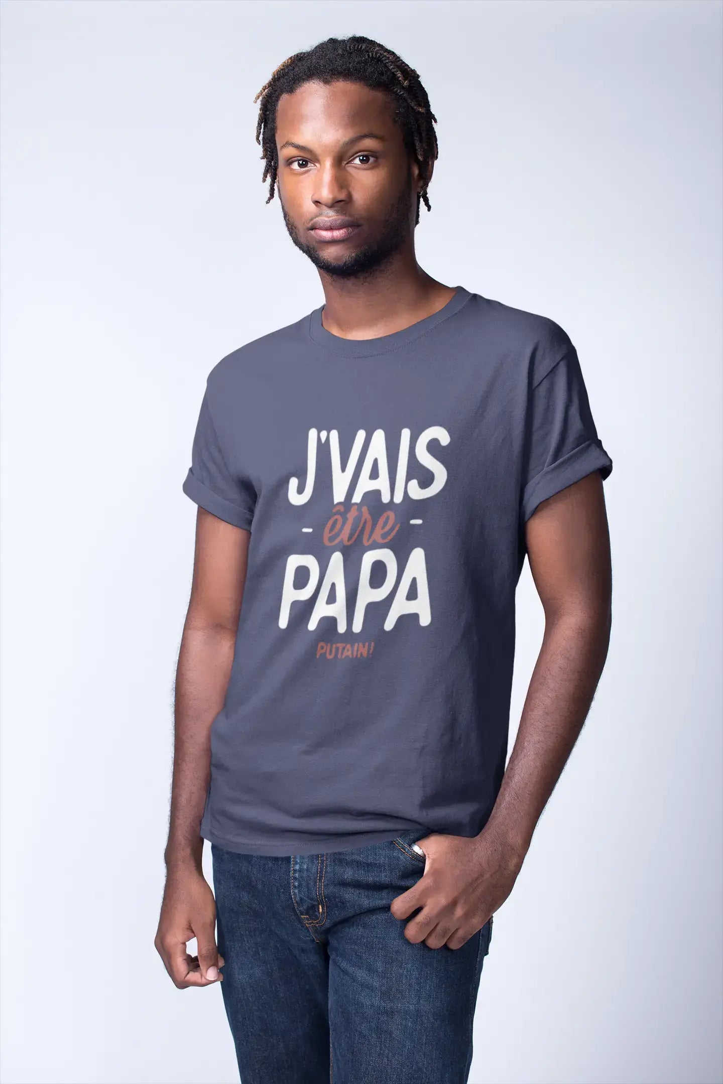 ULTRABASIC - Tee Shirt <span>Homme</span> T-shirt vintage RUM IS MY POISON <span>Gris Chiné</span>