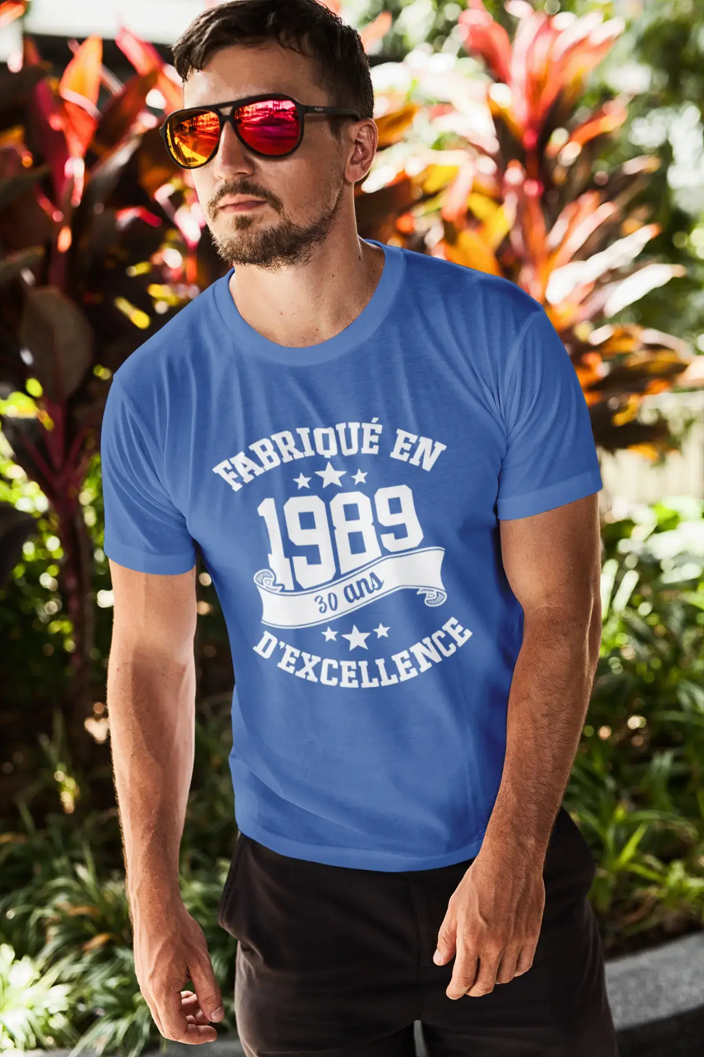 ULTRABASIC - Fabriqué en 1989, 30 Ans d'être Génial Unisex T-Shirt Gris Chiné