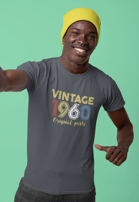 ULTRABASIC - Graphic Printed Men's Vintage 1960 T-Shirt Deep Black