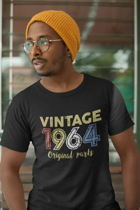 ULTRABASIC - Graphic Printed Men's Vintage 1964 T-Shirt Denim
