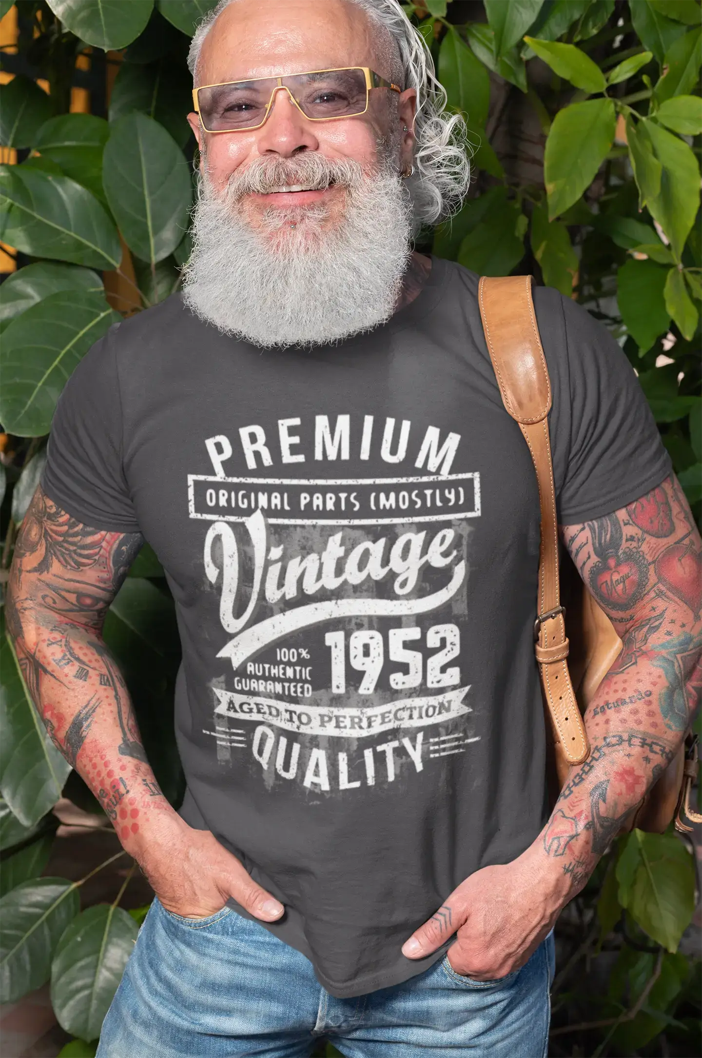 Ultrabasic - Homme T-Shirt Graphique 1952 Aged to Perfection Tee Shirt Cadeau d'anniversaire
