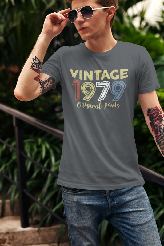 ULTRABASIC - Graphic Printed Men's Vintage 1979 T-Shirt Denim