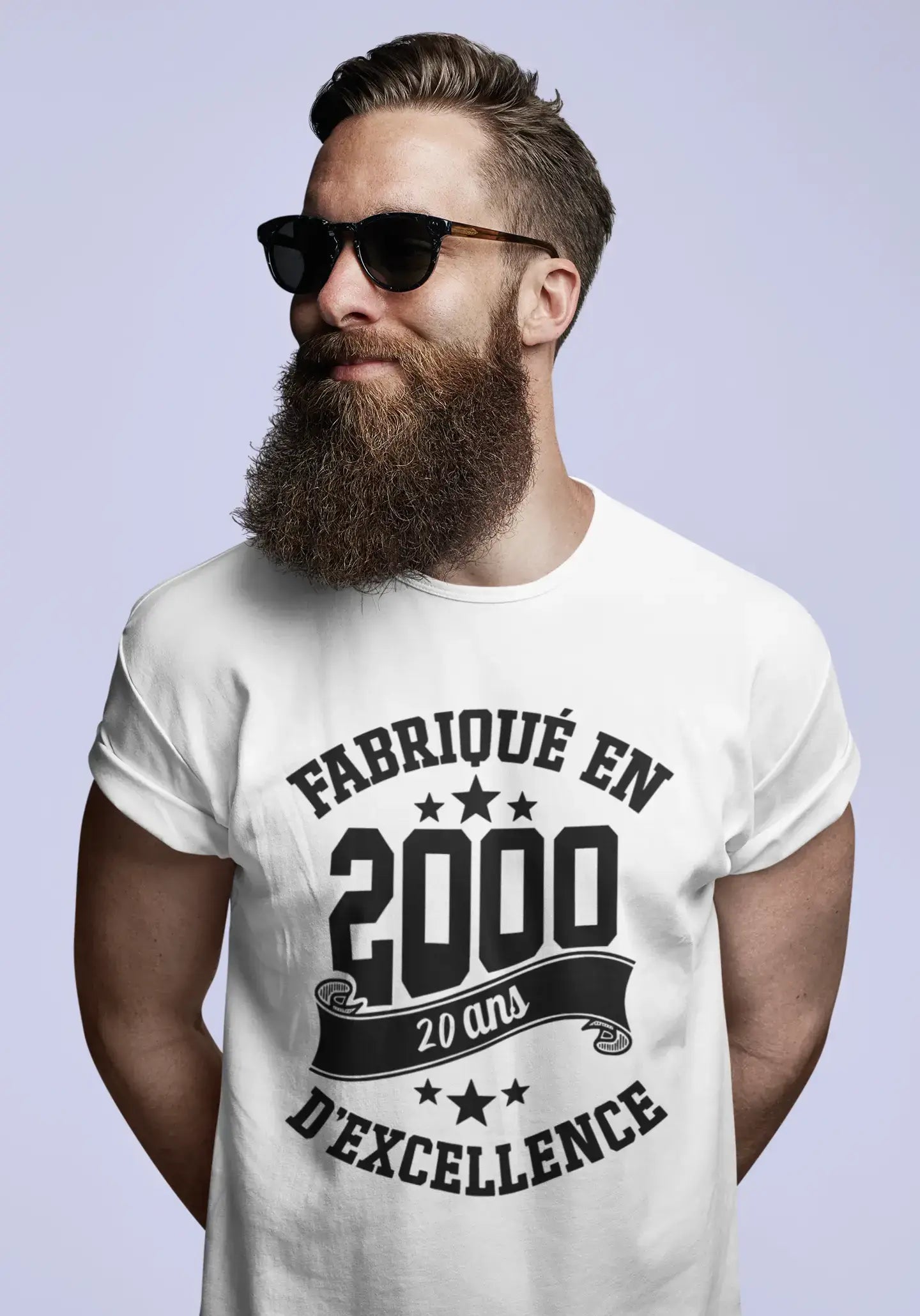 Ultrabasic® Fabriqué en 2000, 20 Ans d'être Génial T-Shirt Army