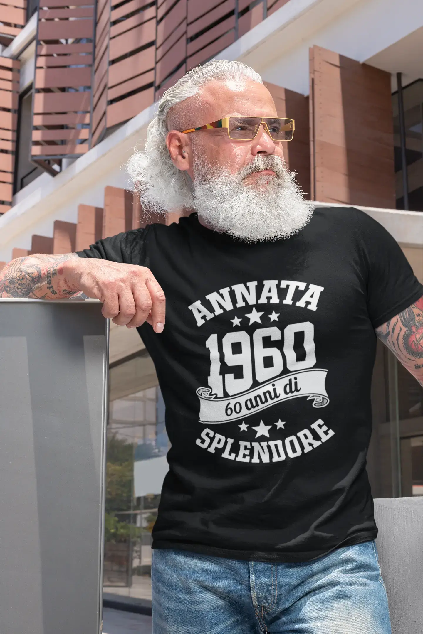 Ultrabasic® Homme T-Shirt Graphique Vintage Fatto nel 1960, 60 Anni di Splendore Anniversaire Cadeau