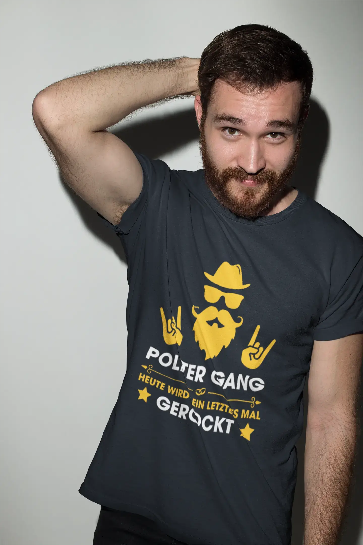 T-shirt <span>graphique</span> <span>homme</span> Polter Gang Gerockt idée <span>cadeau</span>