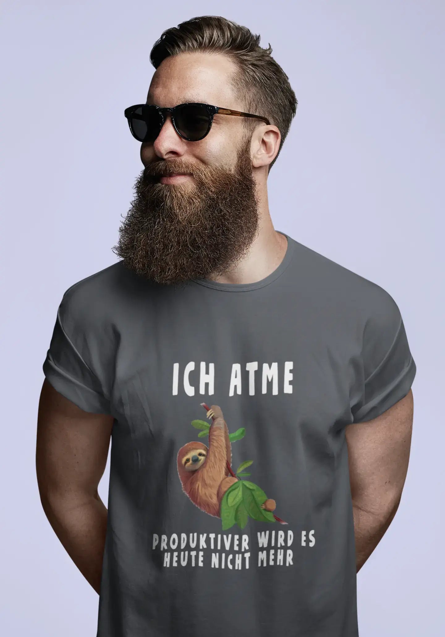 T-shirt <span>graphique</span> <span>homme</span> Lustiges Faultier idée <span>cadeau</span>