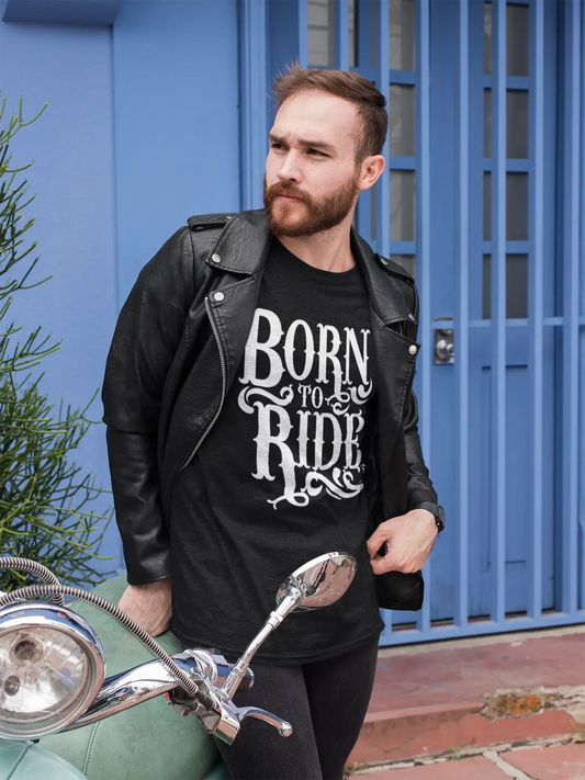 T-Shirt homme Born To Ride Vintage Tee vêtements confortables pour les amateurs de balade