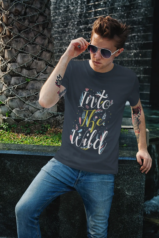 T-shirt pour hommes T-shirt graphique vintage Into The Wild Tenue d'anniversaire à manches courtes