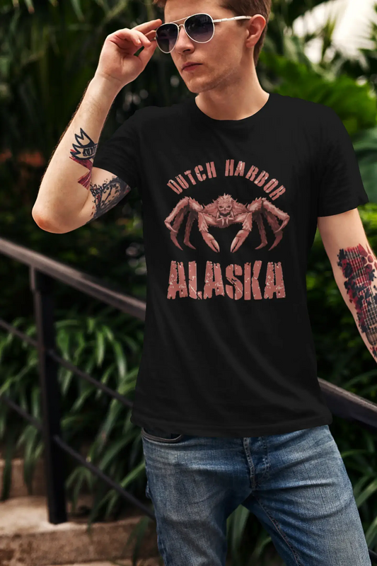 ULTRABASIC Graphic Men's T-Shirt - Dutch Harbor Alaska - Spider Tarantula Shirt