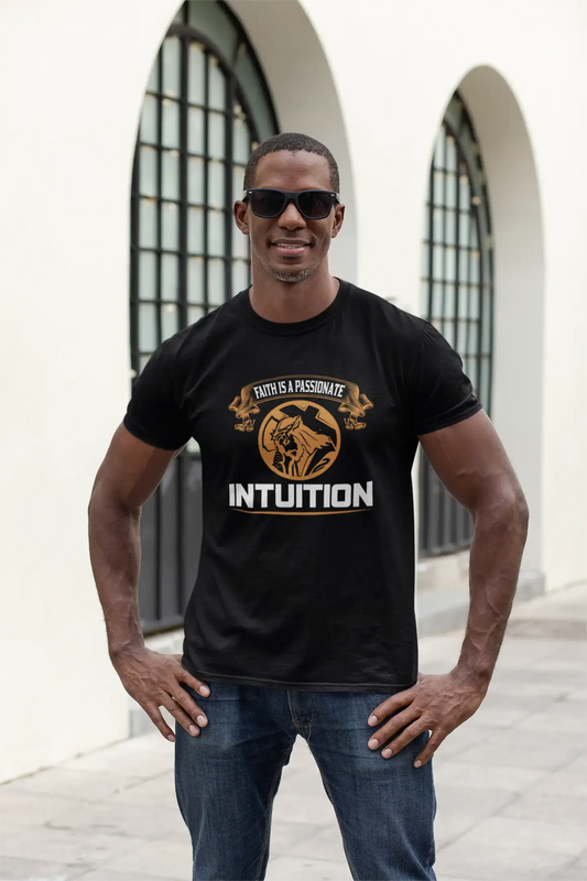 T-Shirt ULTRABASIC pour hommes, la foi est l'intuition passionnée, chemise religieuse chrétienne