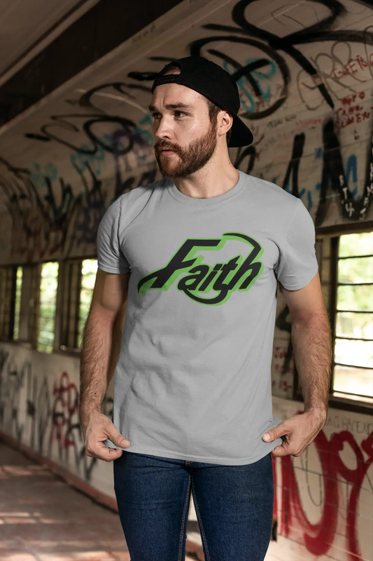 T-shirt ULTRABASIC pour hommes Faith - Chemise religieuse de la Bible du Christ