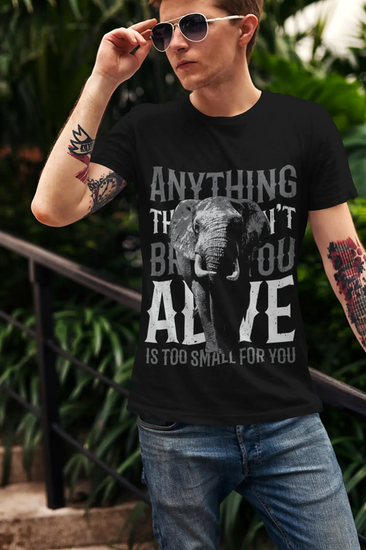 T-shirt ULTRABASIC pour hommes, Alive Is Too Small For You - Chemise éléphant vintage