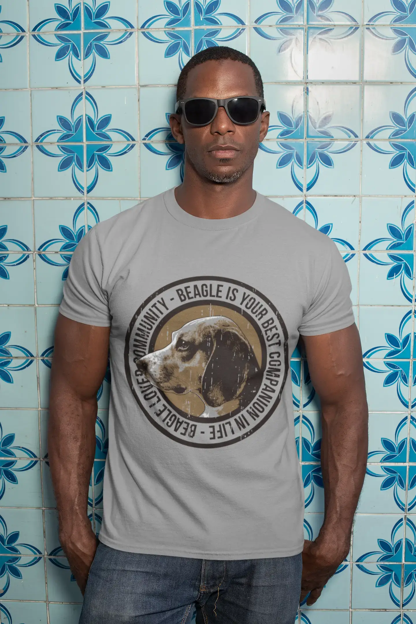 T-shirt ULTRABASIC pour hommes Beagle est votre meilleur compagnon de vie - Chemise meilleur ami du chien