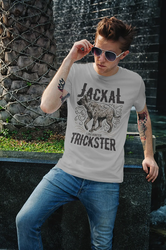 ULTRABASIC T-shirt graphique pour homme Jackal Trickster - Chemise Lonehunter pour homme