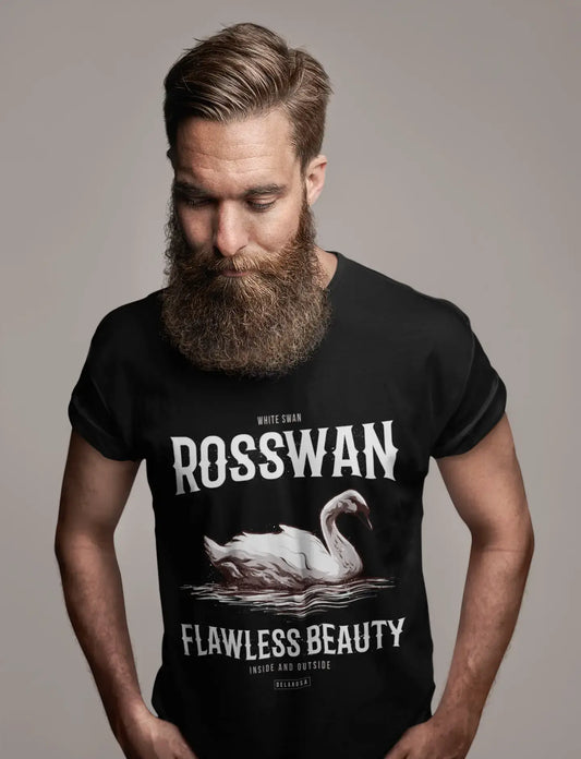 T-shirt graphique ULTRABASIC pour hommes White Swan Beauty - Chemise Rosswan