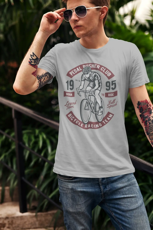 ULTRABASIC Men's T-Shirt Bicycle Racing Club Since 1995 - Pedal Pusher - Birthday Shirt