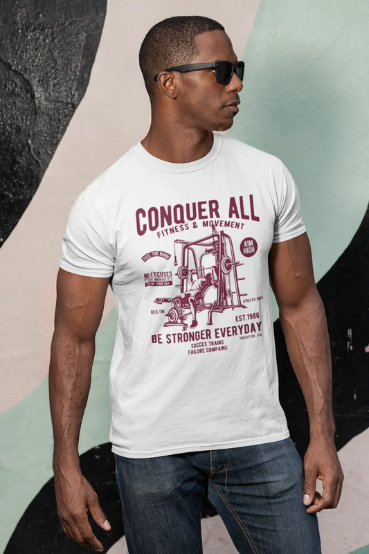 ULTRABASIC Men's T-Shirt Be Stronger Everyday - Gym Motivational Shirt for Men