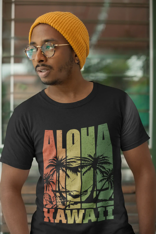 ULTRABASIC Men's Vintage T-Shirt Aloha Hawaii - Retro Funny Tee Shirt