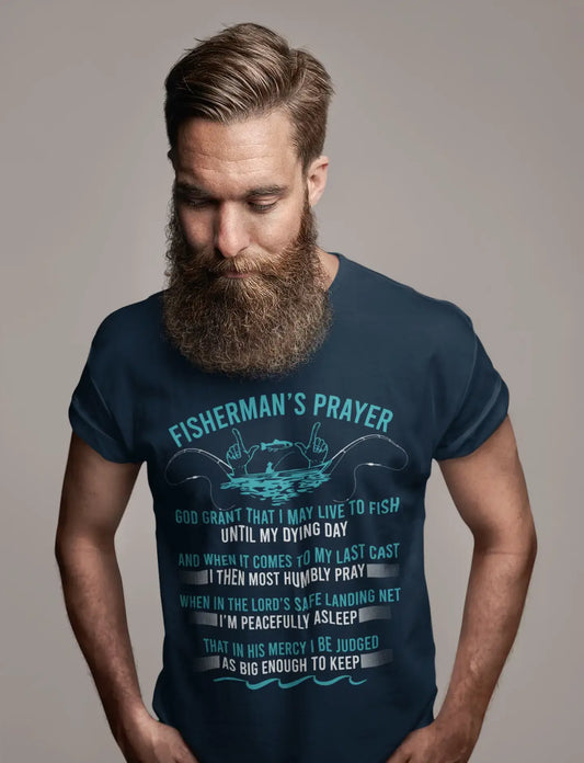 ULTRABASIC Men's T-Shirt Fisherman's Prayer - Funny Fishing Tee Shirt