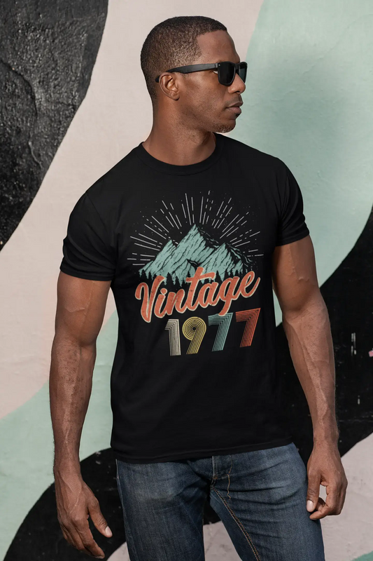 ULTRABASIC Men's T-Shirt Vintage 1977 - Retro 44th Birthday Gift Tee Shirt
