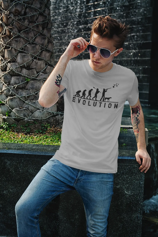 ULTRABASIC Men's T-Shirt Hunter Evolution - Funny Hunting Tee Shirt