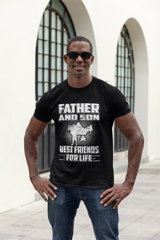 ULTRABASIC Men's Novelty T-Shirt Father and Son Best Friends for Life Tee Shirt