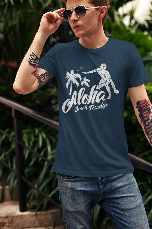 ULTRABASIC Men's Novelty T-Shirt Aloha Beach Paradise Tee Shirt