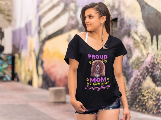ULTRABASIC Women's T-Shirt Proud Day - Chow Chow Dog Mom - My Baby is My Everything