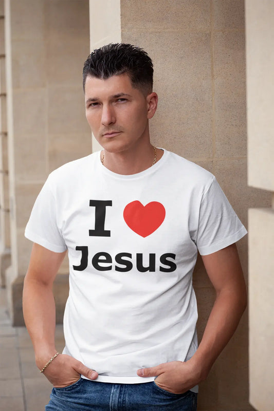 J'aime Jésus Hommes T-shirt Homme ONE IN THE CITY