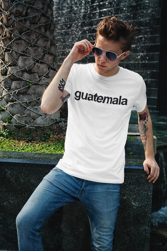 Guatemala Homme manches courtes Col rond T-shirt 00067