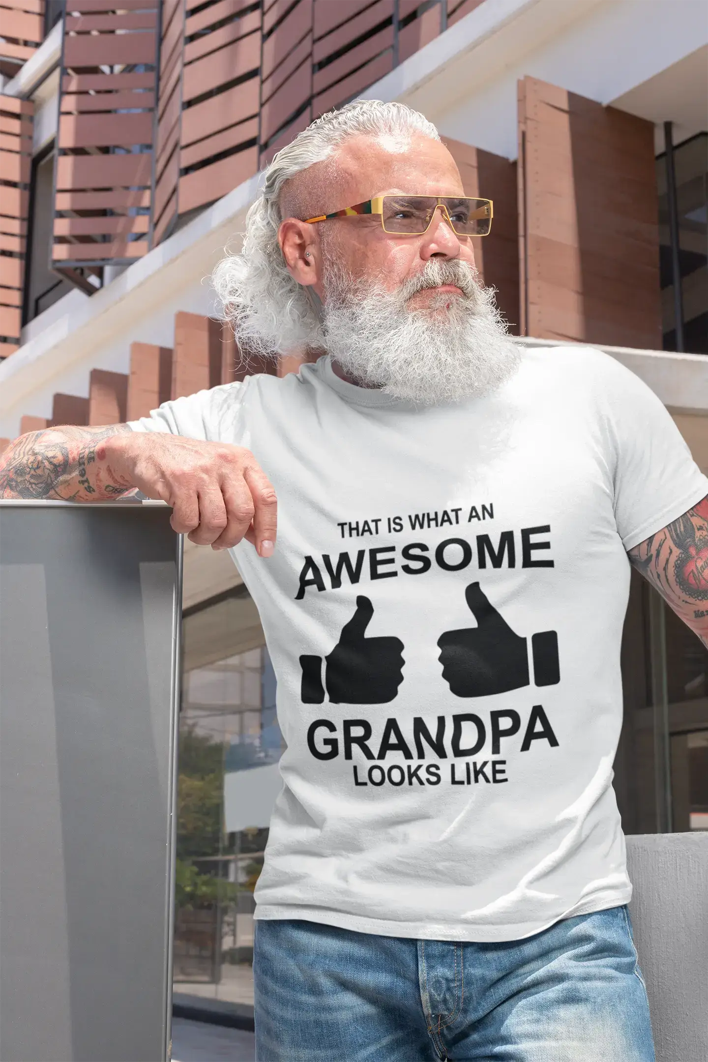 T-Shirt homme drôle grand-père 00197