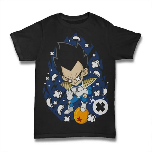 Men's Graphic T-Shirt Japanese Cartoon Prince - Fighter - Fictional Character Eco-Friendly Limited Edition Short Sleeve Tee-Shirt Vintage Birthday Gift Novelty