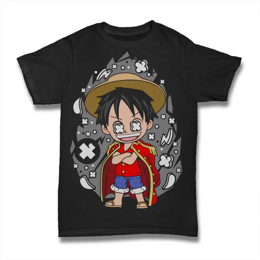 Men's Graphic T-Shirt Japanese Manga Characters - Anime Shirt For Men - Cartoons Eco-Friendly Limited Edition Short Sleeve Tee-Shirt Vintage Birthday Gift Novelty