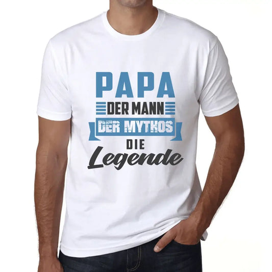 Men's Graphic T-Shirt Papa Eder Mann Der Mythos Legende Eco-Friendly Limited Edition Short Sleeve Tee-Shirt Vintage Birthday Gift Novelty