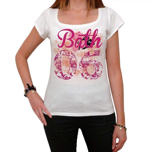 06, Bath, Women's Short Sleeve Round Neck T-shirt 00008 - ultrabasic-com