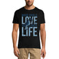 T-shirt ULTRABASIC pour hommes Où il y a de l'amour, vous trouverez la vie - Chemise avec citation d'oiseau