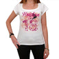 18, Houston, Women's Short Sleeve Round Neck T-shirt 00008 - ultrabasic-com