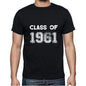 1961, Class of, black, Men's Short Sleeve Round Neck T-shirt 00103 - ultrabasic-com