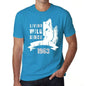 1963, Living Wild Since 1963 Men's T-shirt Blue Birthday Gift 00499 - ultrabasic-com