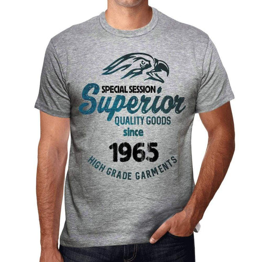 1965, Special Session Superior Since 1965 Mens T-shirt Grey Birthday Gift 00525 - ultrabasic-com