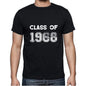 1968, Class of, black, Men's Short Sleeve Round Neck T-shirt 00103 - ultrabasic-com