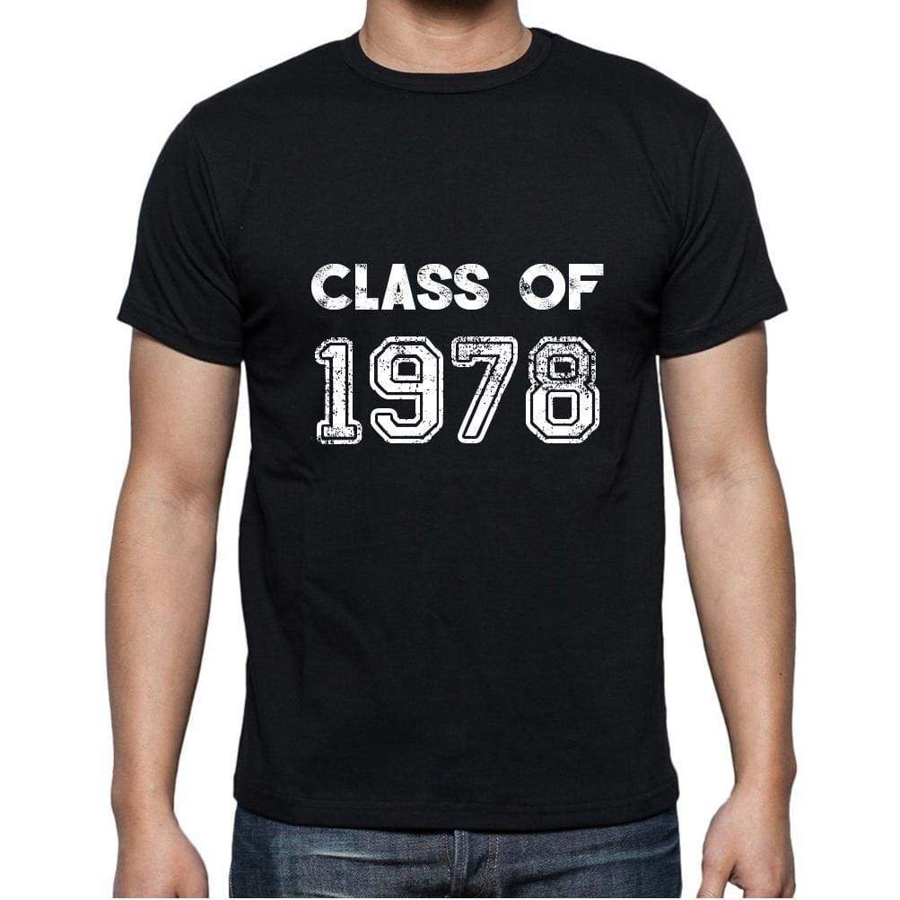 1978, Class of, black, Men's Short Sleeve Round Neck T-shirt 00103 - ultrabasic-com