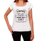 1987, Well Aged, White, Women's Short Sleeve Round Neck T-shirt 00108 - ultrabasic-com